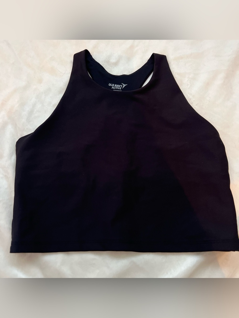 Old Navy Active YOUTH Black Powersoft High-Neck Tank